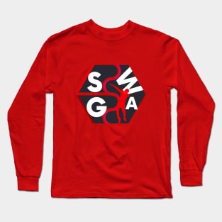 DAB RED SWAG Long Sleeve T-Shirt